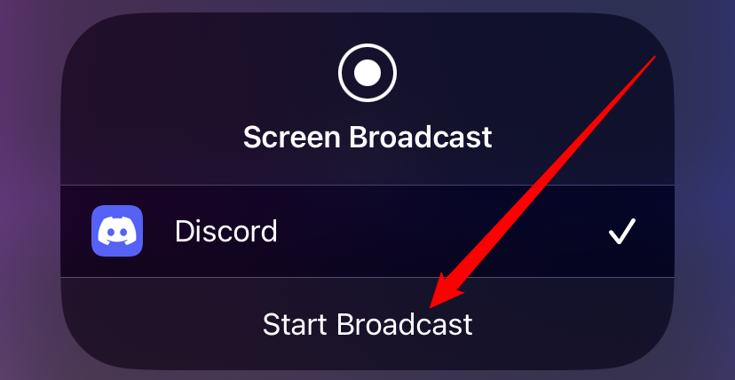 Подтвердите запуск трансляции на мобильном.