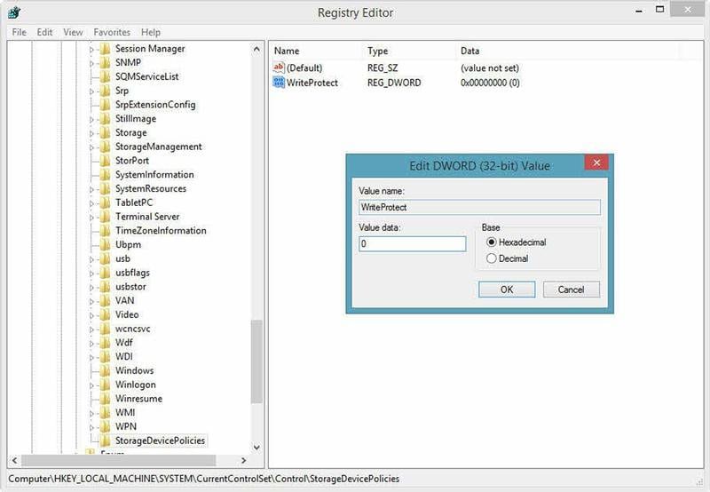 Editor del Registro de Windows mostrando claves del sistema