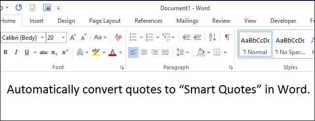 Типографские кавычки в Word 2013 — включение