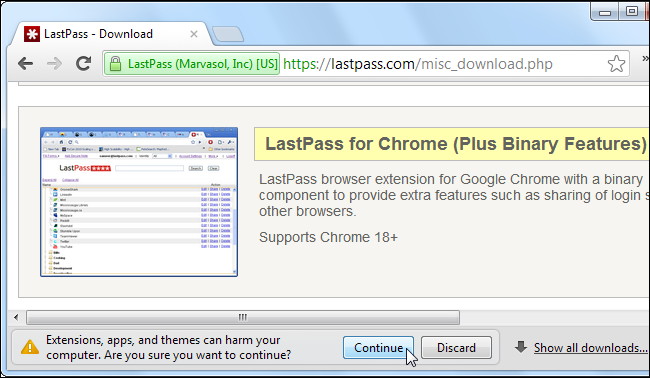 Окно подтверждения установки после изменения флага