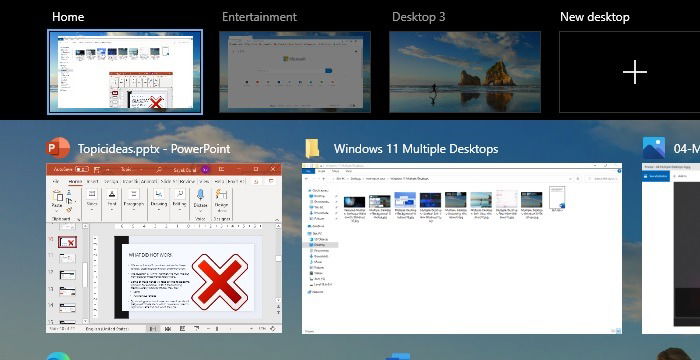 Multiple Desktops Presentation