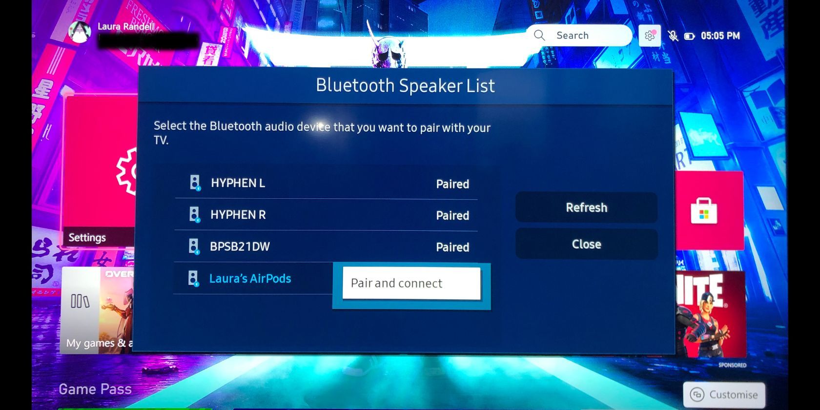 Настройки звука ТВ: подключение Bluetooth-устройства