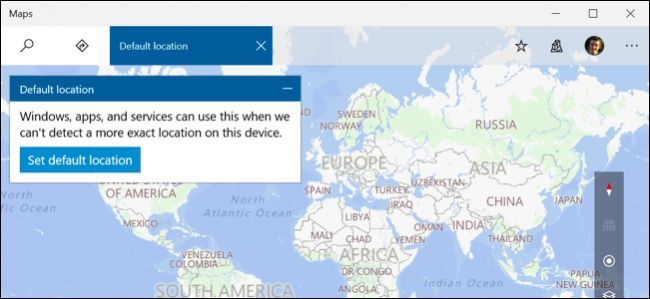 Ubicación predeterminada en Windows 10