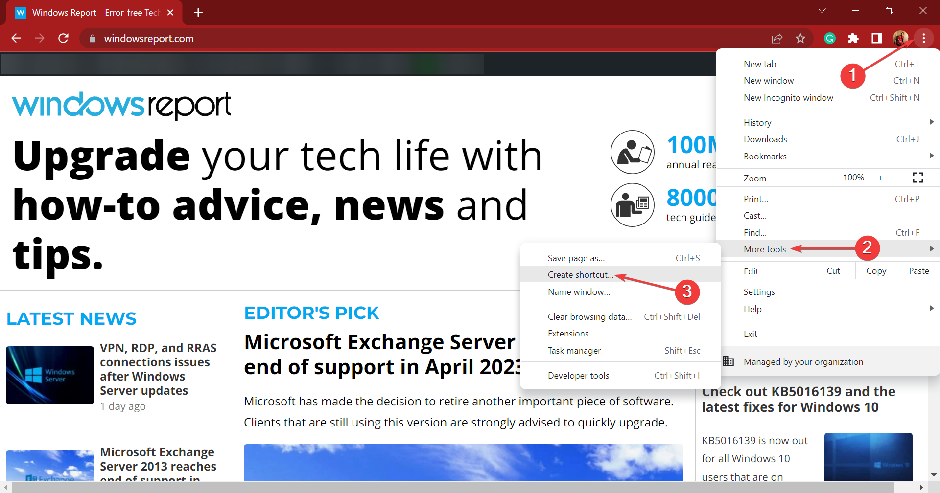 Создание ярлыка в Chrome
