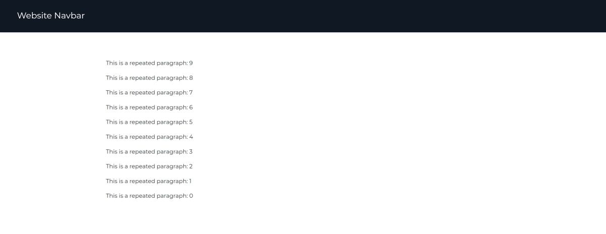 Список HTML элементов в обратном порядке