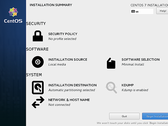 Конфигурация сети в CentOS