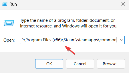 Папка common с установленными играми