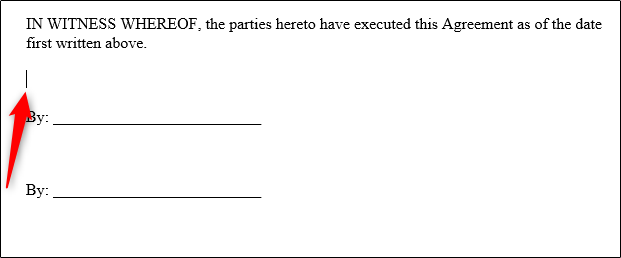 Место для вставки поля даты