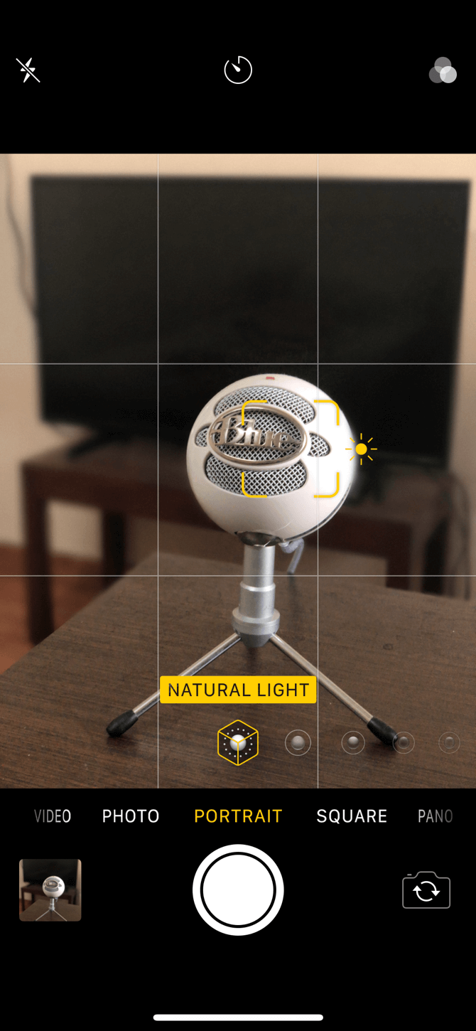 iPhone Camera Portrait Mode