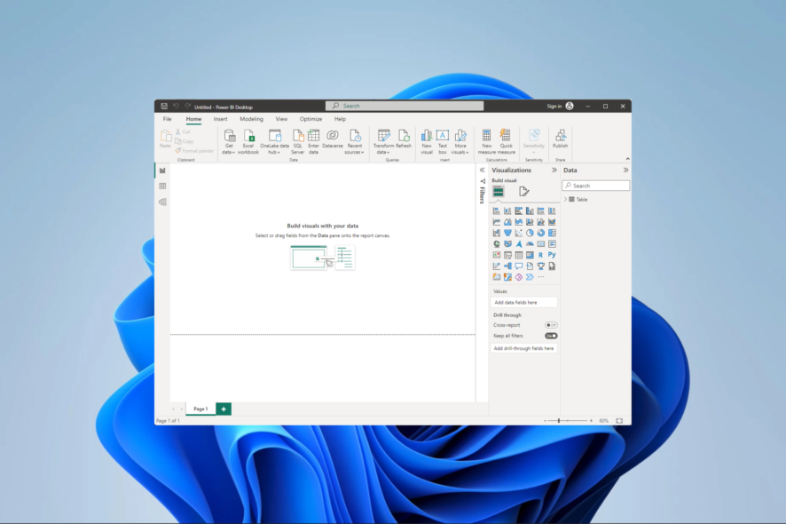 Включение Map и Filled Map в Power BI