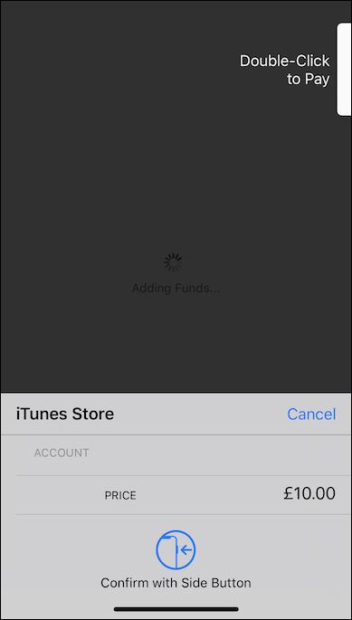 Авторизация покупки с помощью Face ID на iPhone