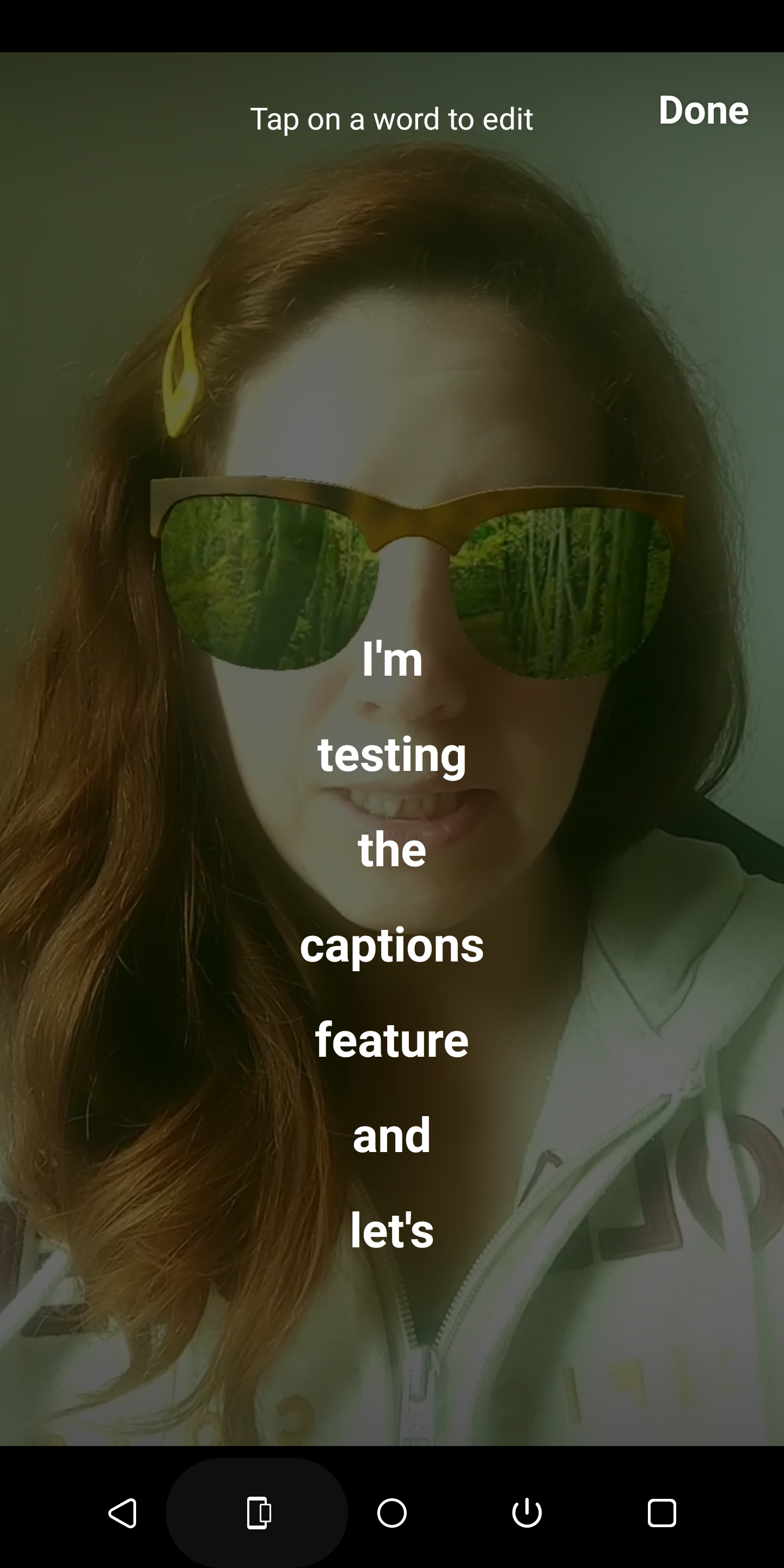 Редактирование отдельного слова в субтитрах