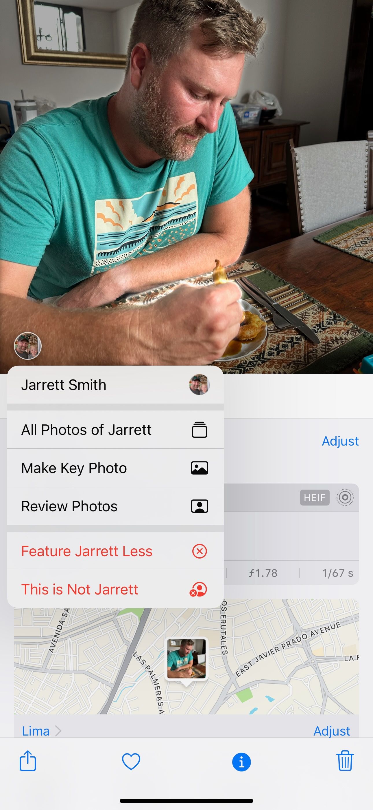 Опция неверного тега на iPhone