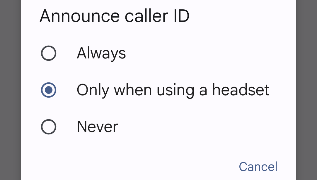 Choose one of the announcement types.