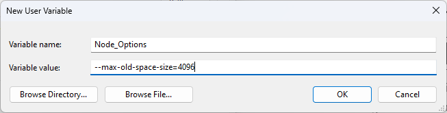 Подтвердить изменения переменных среды