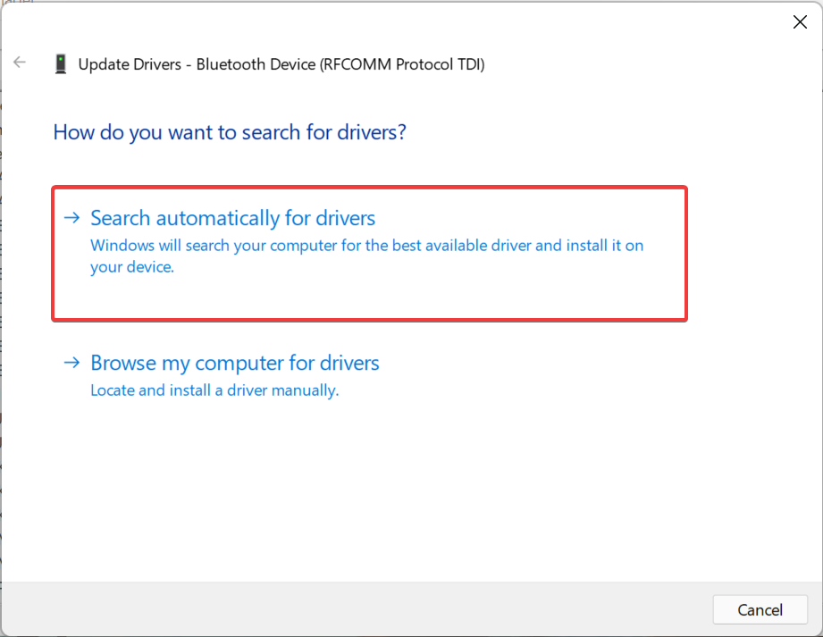 Автоматический поиск драйверов