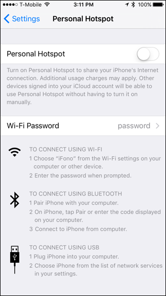 Раздача интернета с iPhone — Personal Hotspot