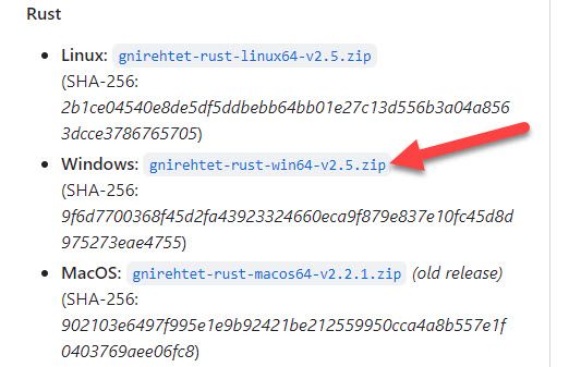 Скачайте exe файл Gnirehtet.