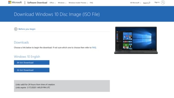 Инструмент установки Windows 10: выбор обновления текущего компьютера и пошаговая установка