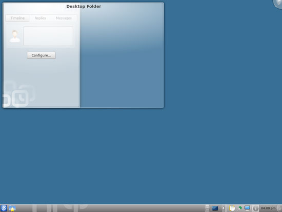Панель и меню Kubuntu 10.04 после обновления