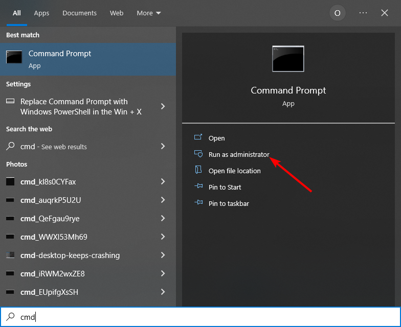 Запуск командной строки от имени администратора