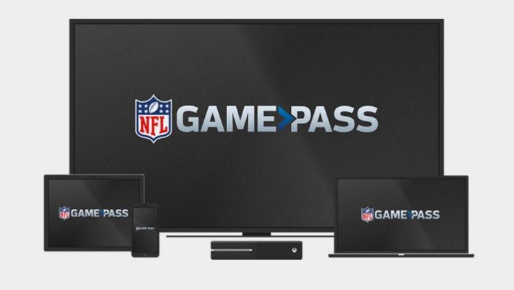 Интерфейс NFL Game Pass с архивными материалами