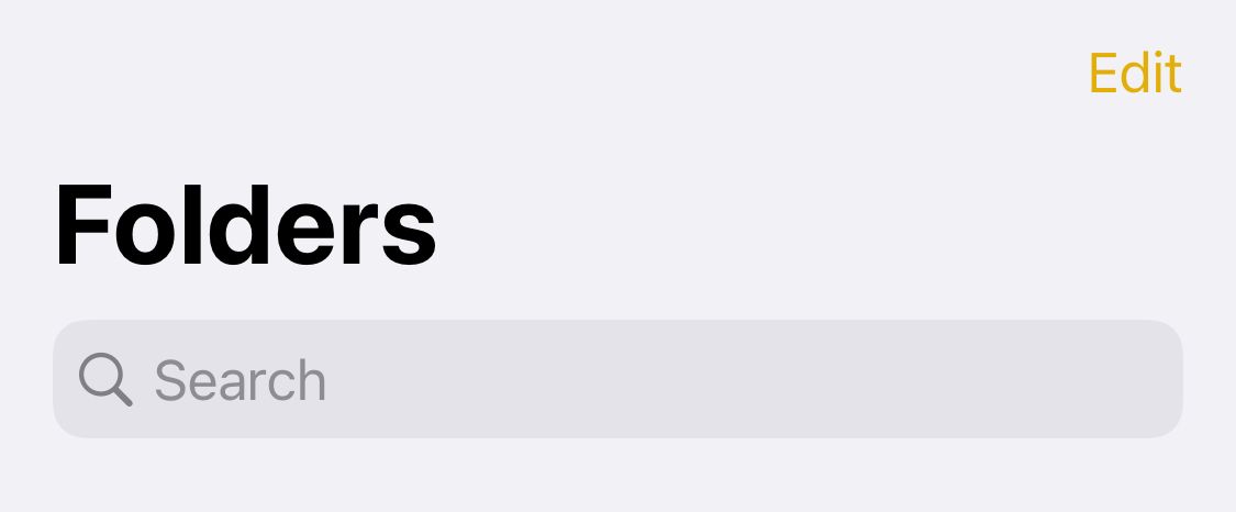 Поиск заметок на iPhone