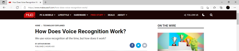 Значок режима Immersive Reader в адресной строке