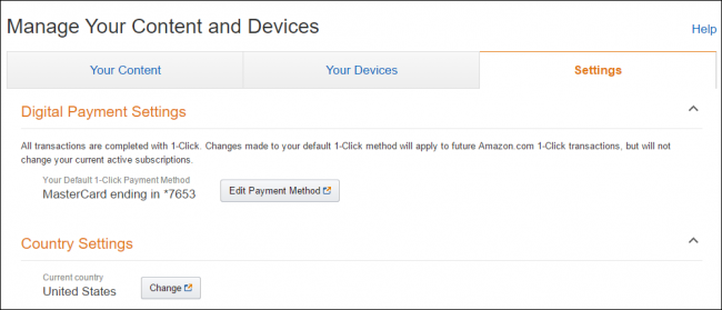 Настройки аккаунта и семейного доступа
