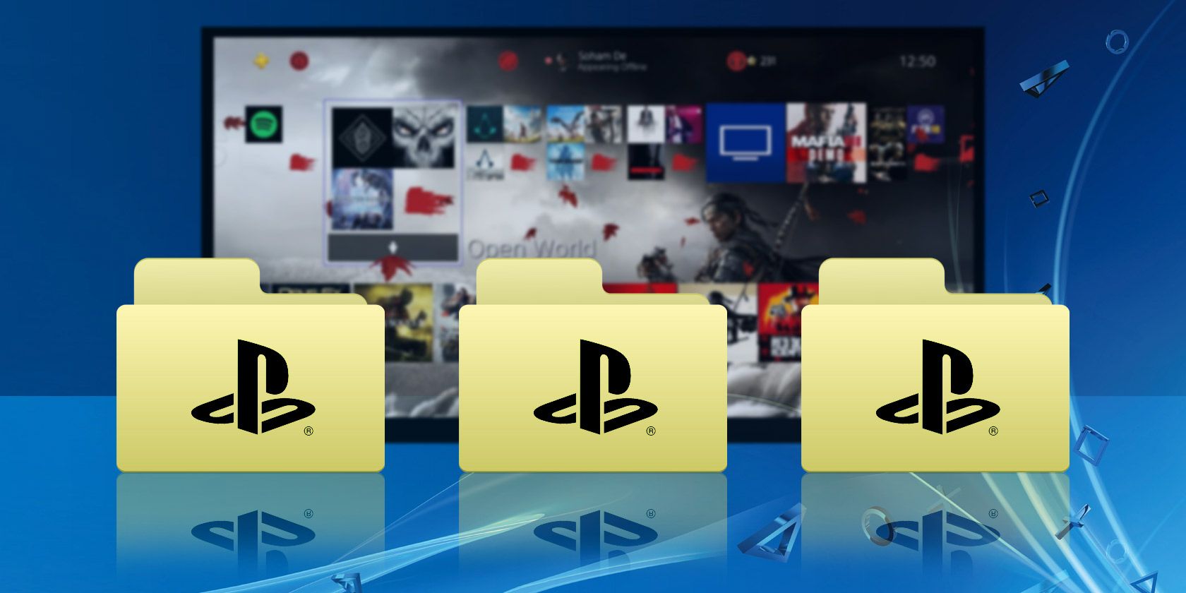 Папки на PS4: создать, редактировать, удалить