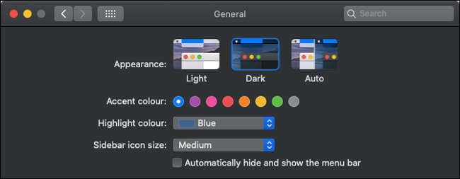 Enable Dark Mode in macOS