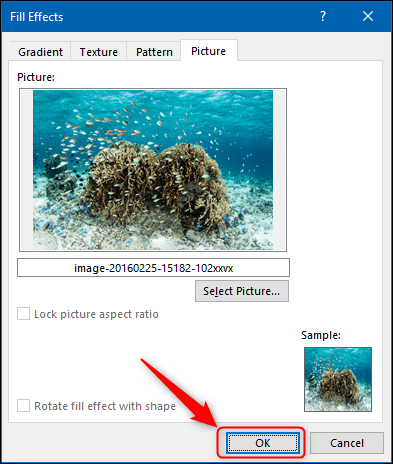Выберите изображение и подтвердите 