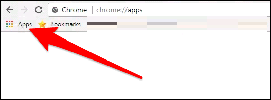 Окно выбора приложения и поиск на Chromebook
