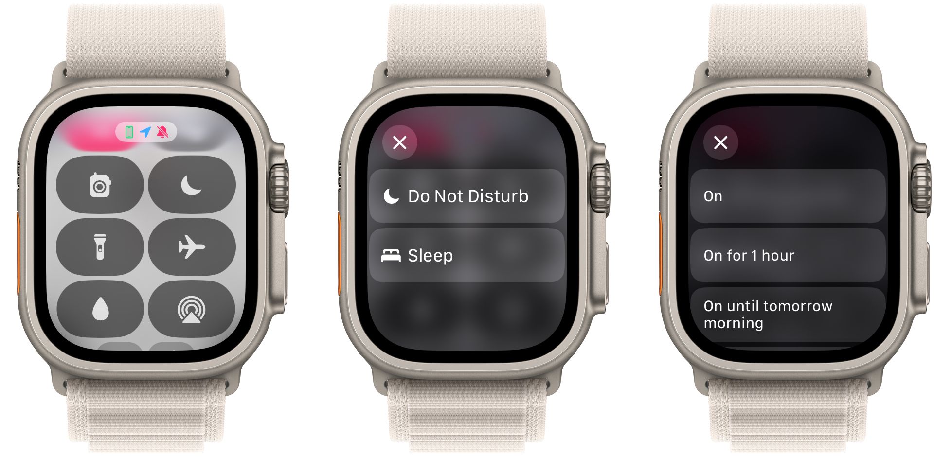apple watch do not disurb
