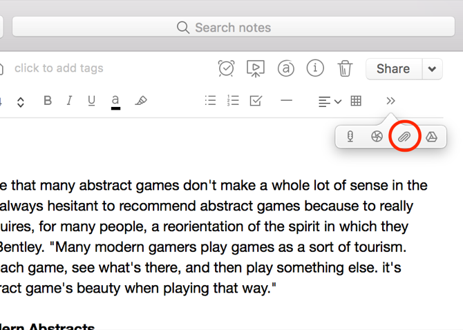 Панель вставки вложений и мультимедиа