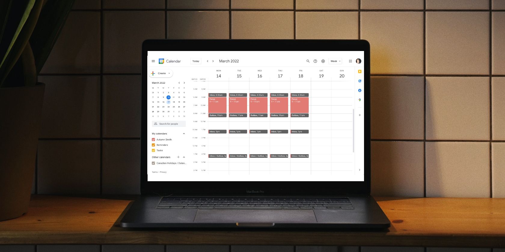 Тайм‑блокинг в Google Календаре для студентов