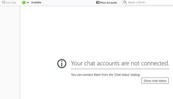 Chat Status Thuderbird