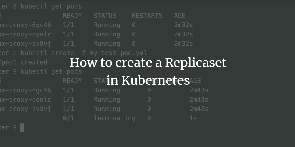 ReplicaSet в Kubernetes — создание и поведение