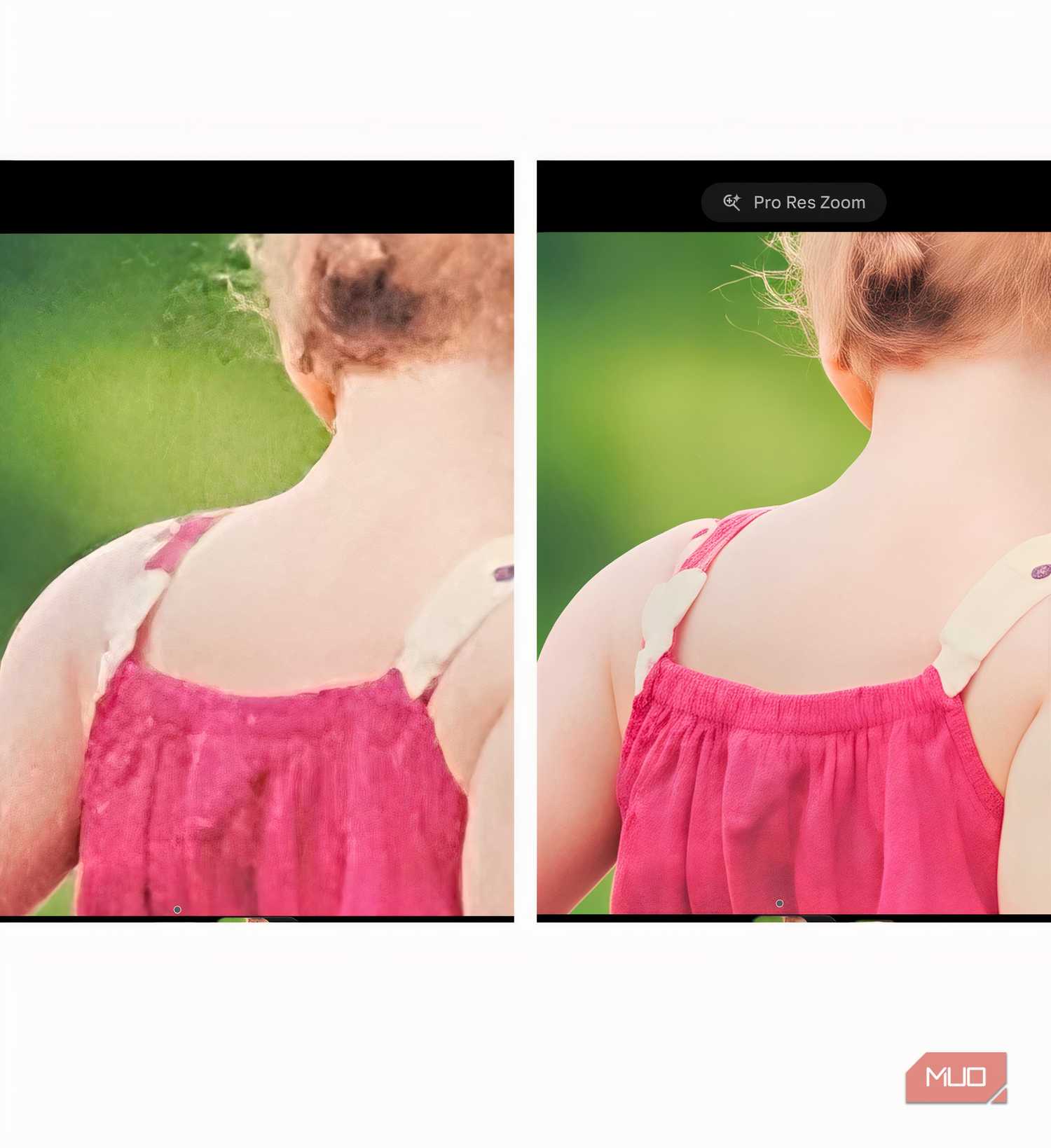 Super Zoom Before and after