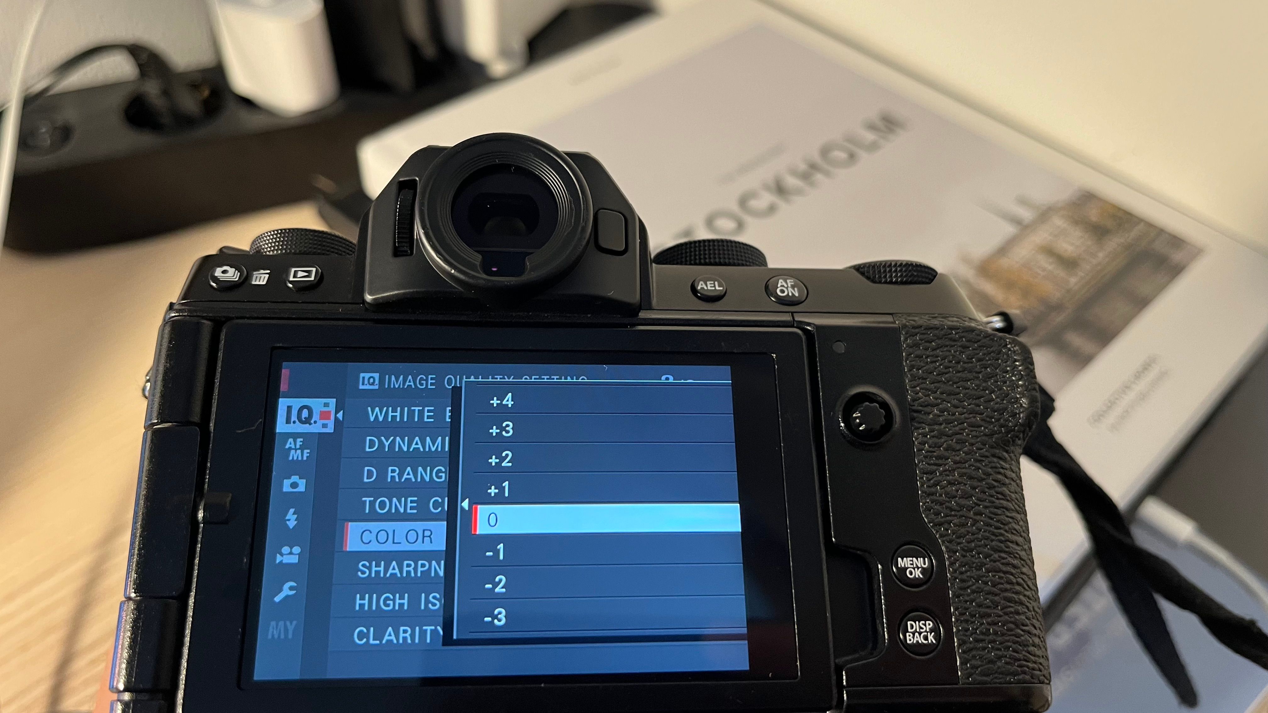 Индикатор изменения насыщенности в камере