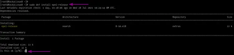 Процесс добавления репозитория EPEL на Rocky Linux