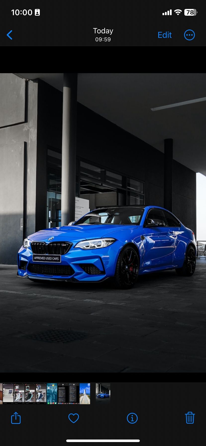 Изображение открыто в приложении «Фото»