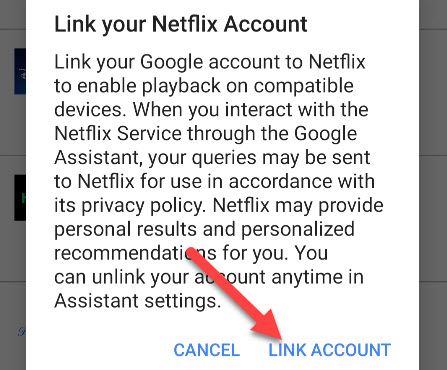confirm link account