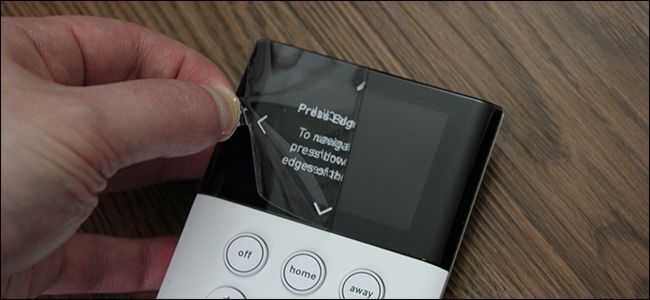 Снятие защитной плёнки с клавиатуры