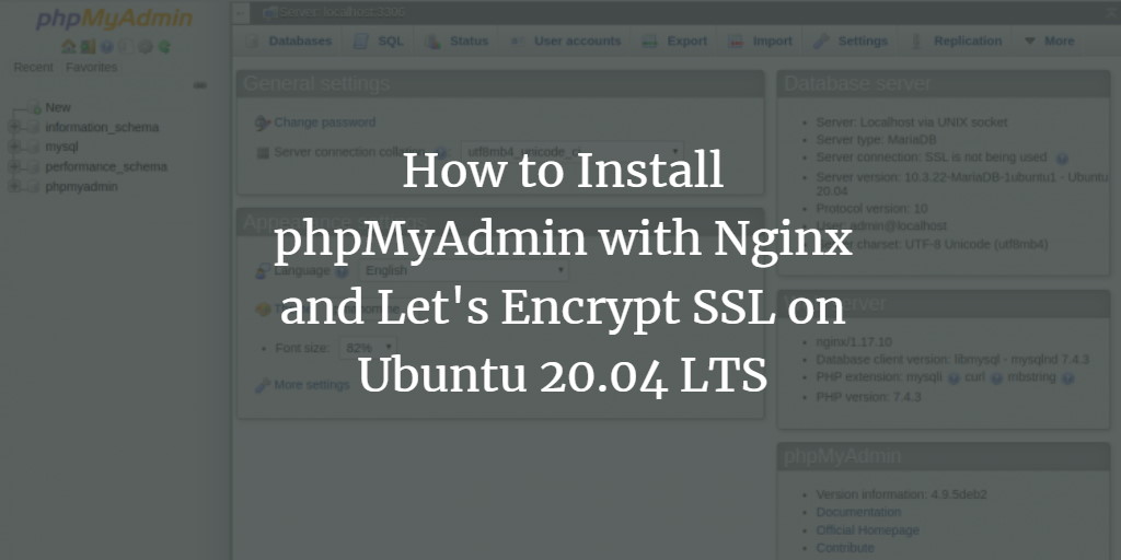 Установка и защита phpMyAdmin на Ubuntu 20.04