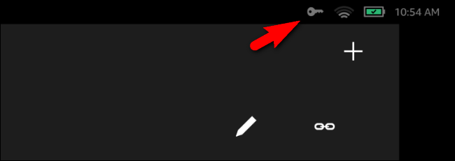 Индикатор VPN в строке состояния