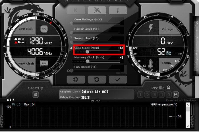 MSI Afterburner для разгона и мониторинга