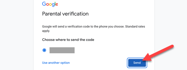 выбор номера для верификации