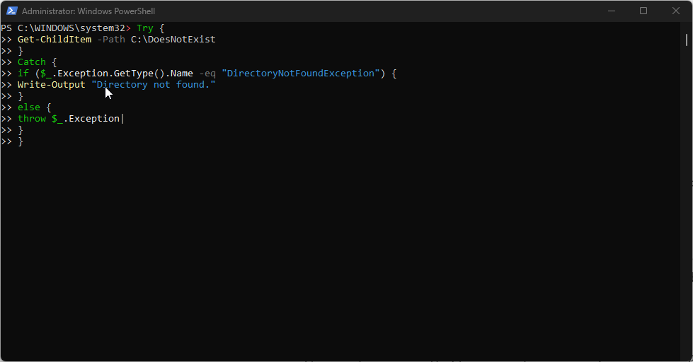 Открыть PowerShell от имени администратора, пример интерфейса запуска