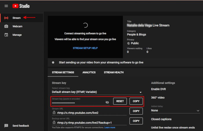 Obs Youtube Gaming Stream